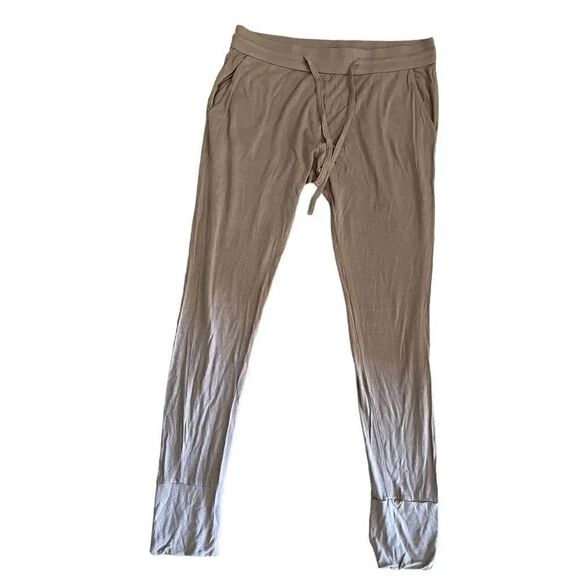 The Woods Tan Modal Loungewear Yoga Athleisure Comfy Soft Womens Jogger Pants M - Picture 1 of 9